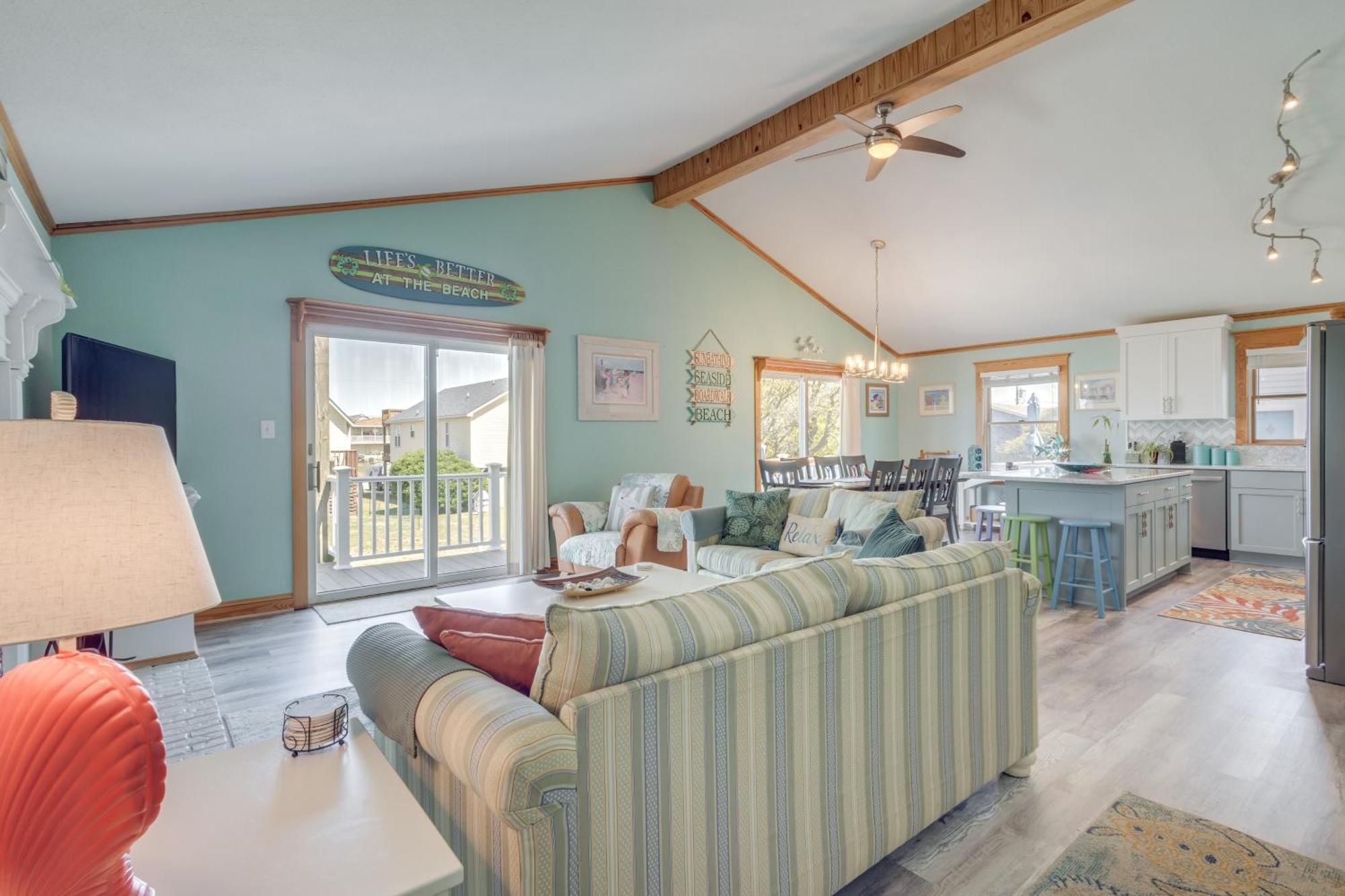 Coastal Home With Deck And Outdoor Shower Kill Devil Hills Exteriér fotografie