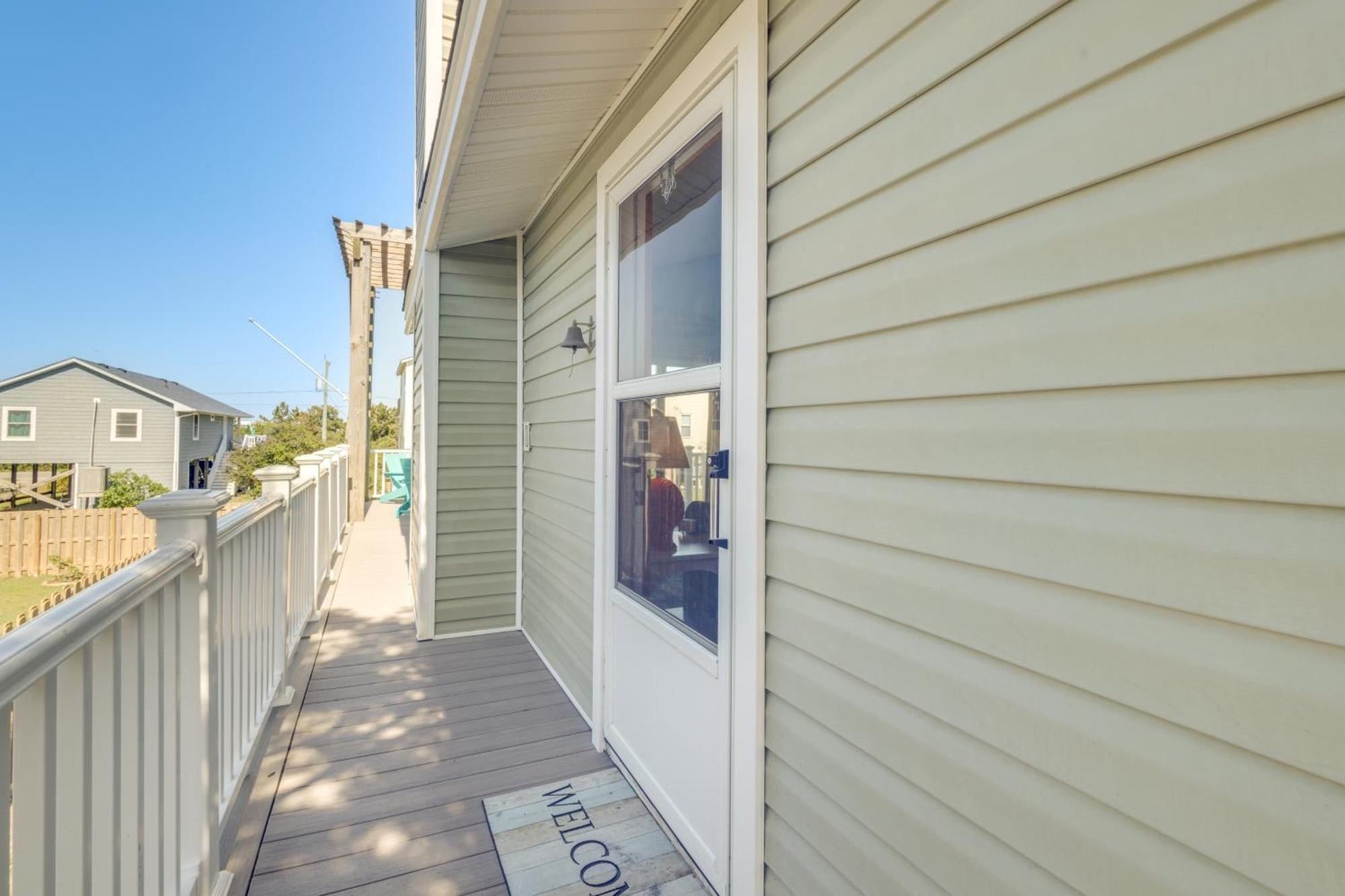 Coastal Home With Deck And Outdoor Shower Kill Devil Hills Exteriér fotografie