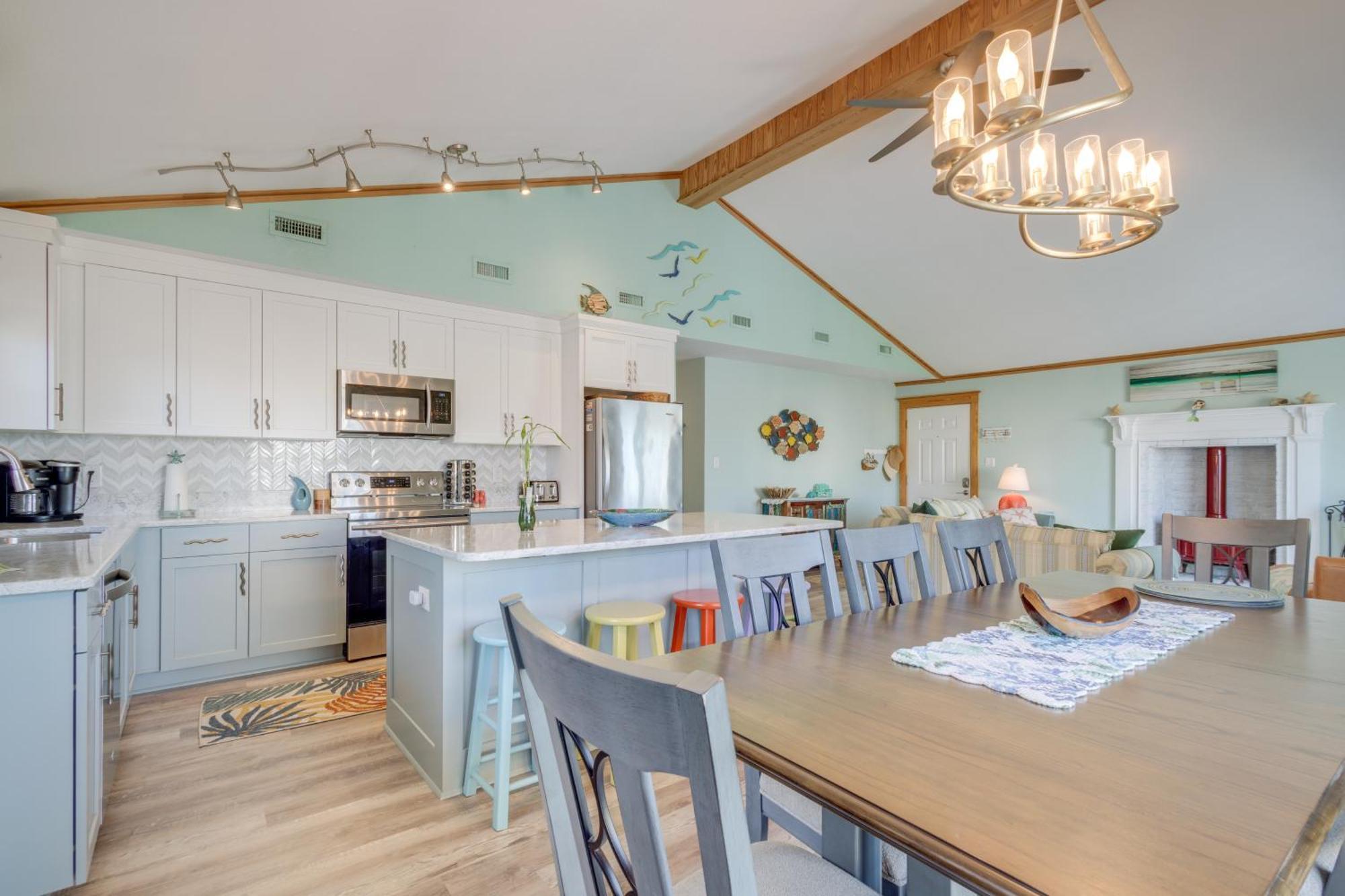 Coastal Home With Deck And Outdoor Shower Kill Devil Hills Exteriér fotografie