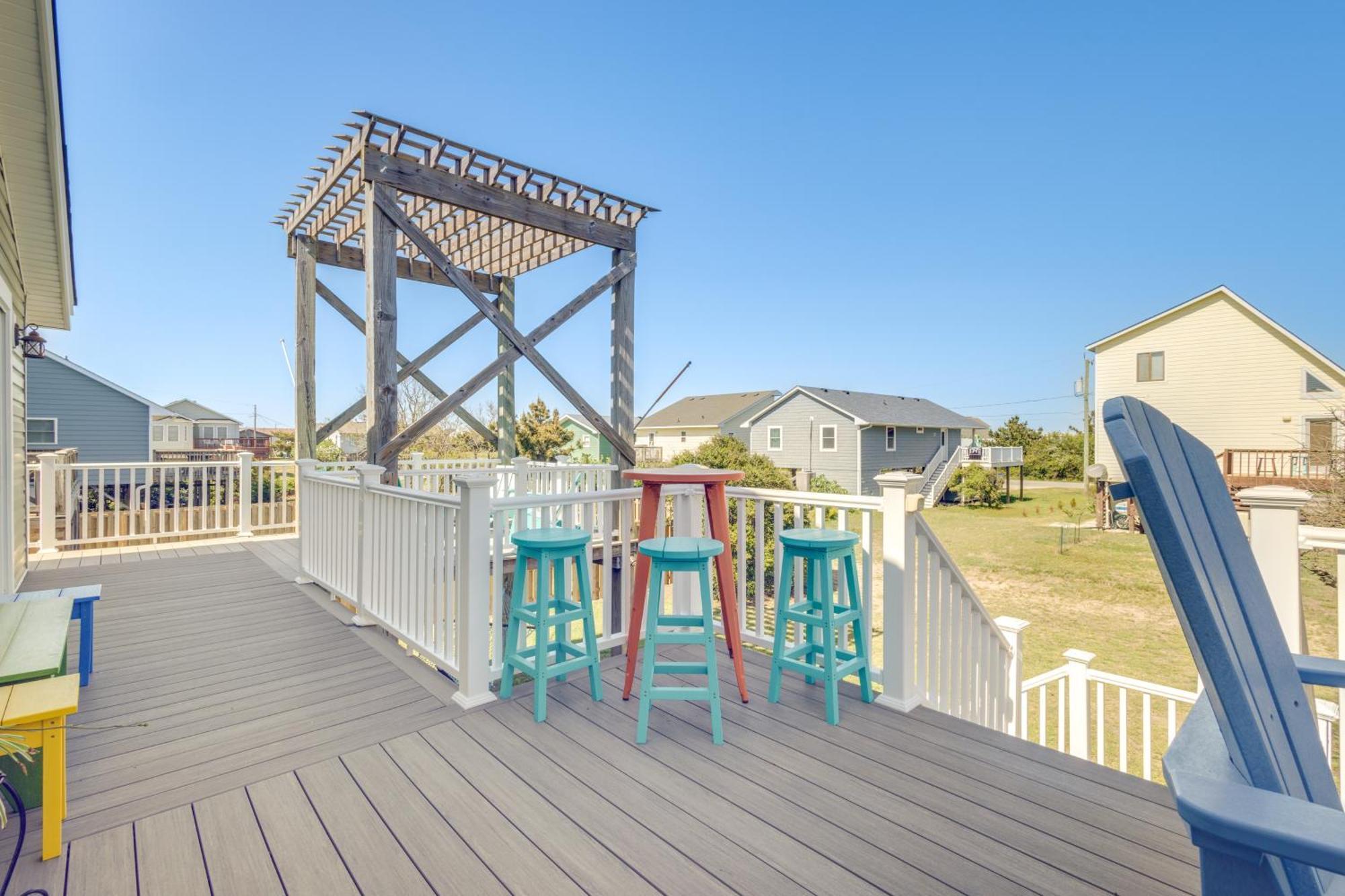 Coastal Home With Deck And Outdoor Shower Kill Devil Hills Exteriér fotografie