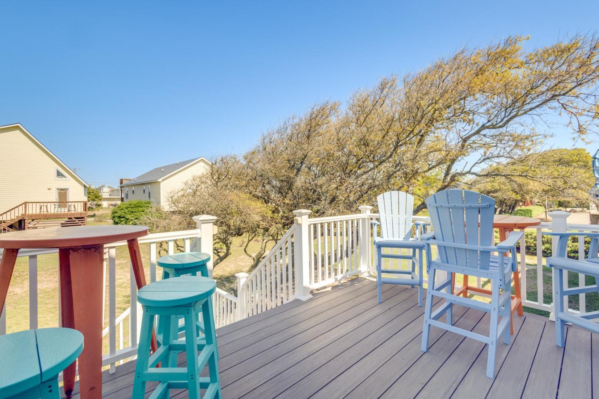 Coastal Home With Deck And Outdoor Shower Kill Devil Hills Exteriér fotografie